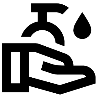 hand washing transparent icon