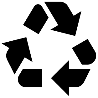 transparent recycle icon