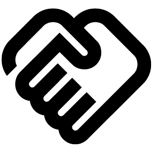 hand shaking transparent icon